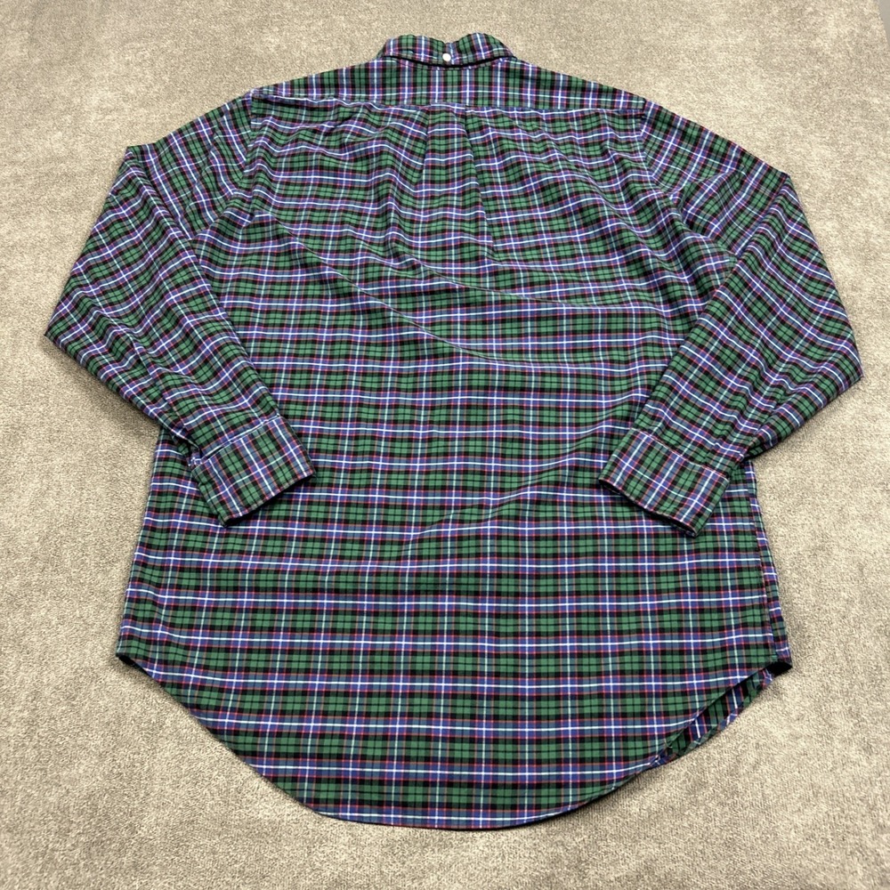 Sid Mashburn Shirt Mens Large Long Sleeve Button Down Plaid Pocket Casual - Picture 5 of 9